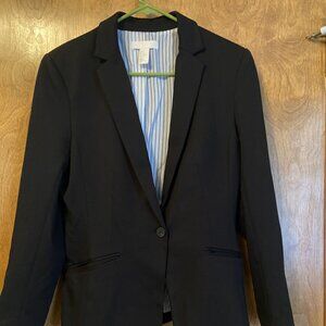 Black single button dress jacket/blazer
